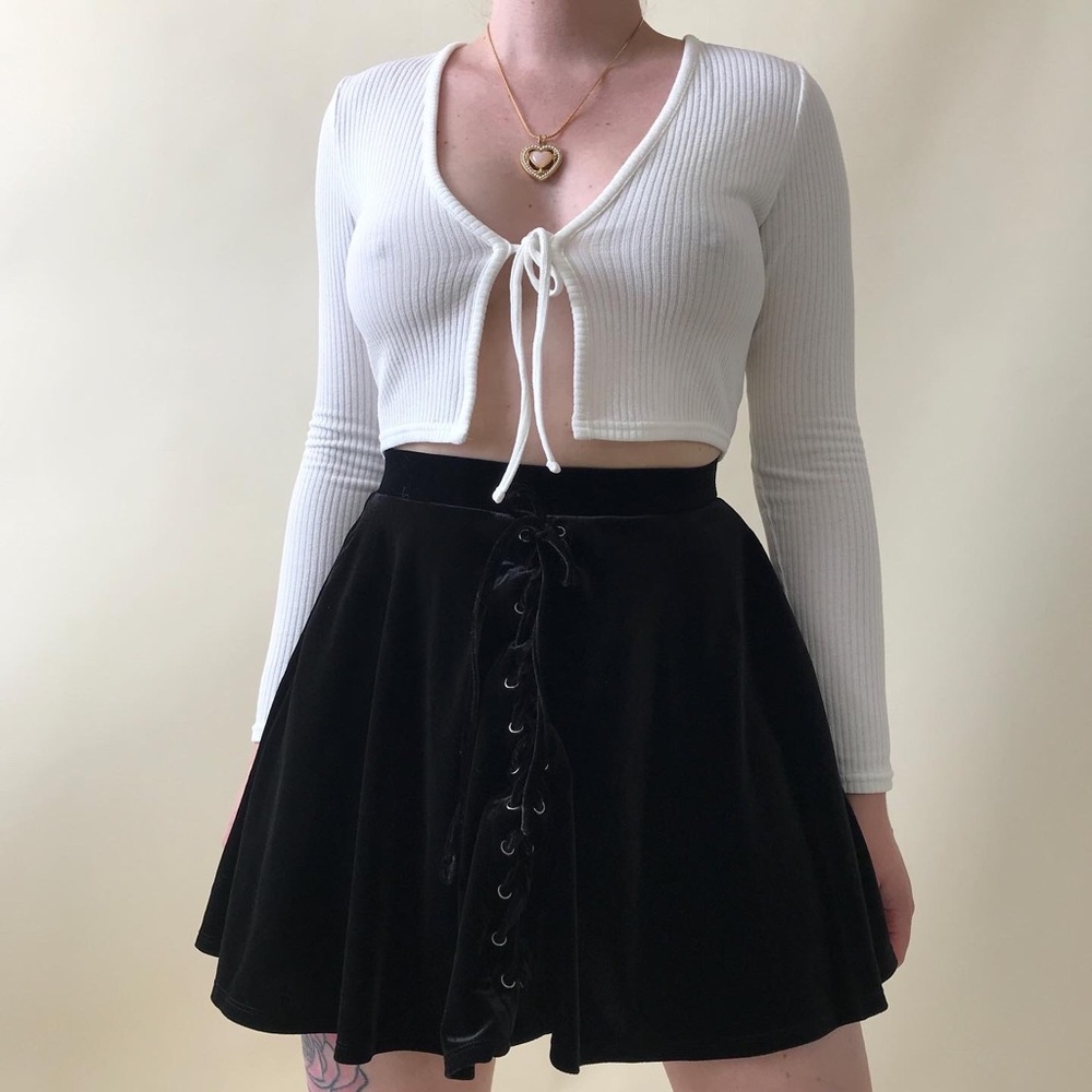 Hot topic velour mini skirt - Picture 3 of 5